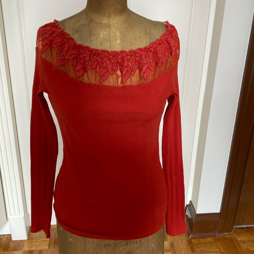 Free People ,long sleeves top . Size M .